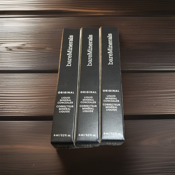 Bare Minerals Original Liquid Mineral Concealer ~Dark 5W 0.2 fl oz Lot Of THREE - Picture 2 of 6